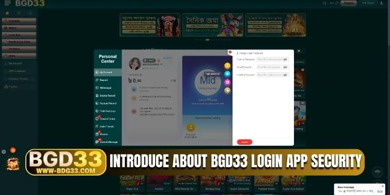 Introduce about BGD33 login app security