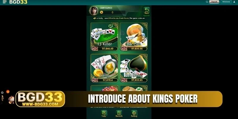 Introduce about Kings Poker