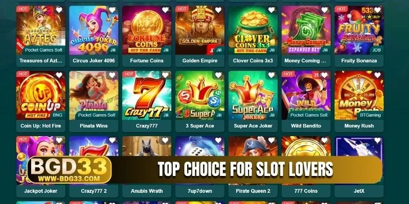 Top choice for slot lovers