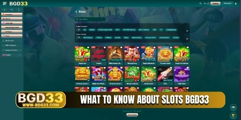 What to know about Slots BGD33