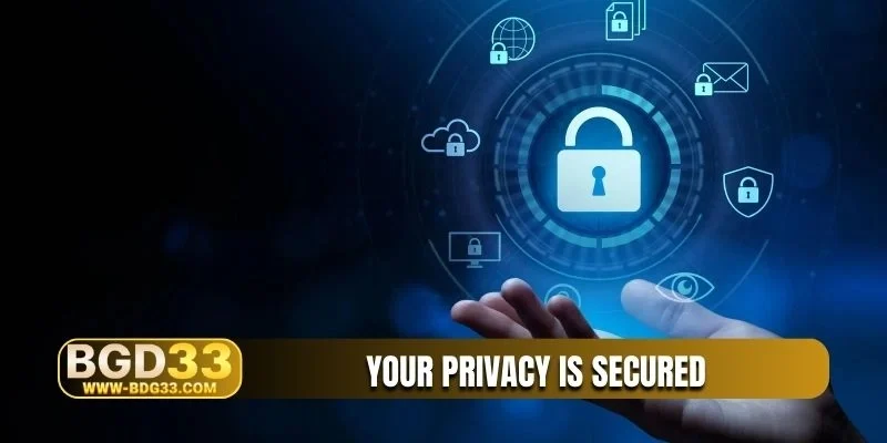 Your privacy is secured